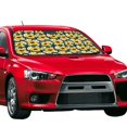 thumbnail image 2 of Kdxio Sunflowers Print Front Windshield Sun Shade,Folding Auto Sunshade for Car Truck SUV-, 2 of 7