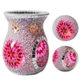 thumbnail image 3 of Mosaic Glass Oil Burner Candle Holder Wax Diffuser Melt Holder Melt Home Decor, 3 of 7