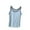 Blue., variant on Women's Casual Tank Tops,Summer Color Blocked Blouse,Solid Color V-Neck Sleeveless Fabric Base Layer Wear Tops