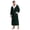 DARK GREEN, variant on Men's Fleece Robe, Cozy Checkerboard Plush Hooded Bathrobe for Men Fluffy Loungewear with Pockets(NAVY, 2XL/3XL)