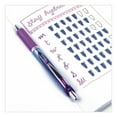 thumbnail image 4 of Pentel BLN75-V EnerGel RTX Fine 0.5 millimeter Needle Tip Retractable Gel Pen - Violet Ink and Violet/Blue Barrel, 4 of 4