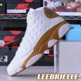 thumbnail image 1 of Ni - ke Ni - ke Air Jordan 13 Retro Wheat White 414571-171 Men's Size, 1 of 5