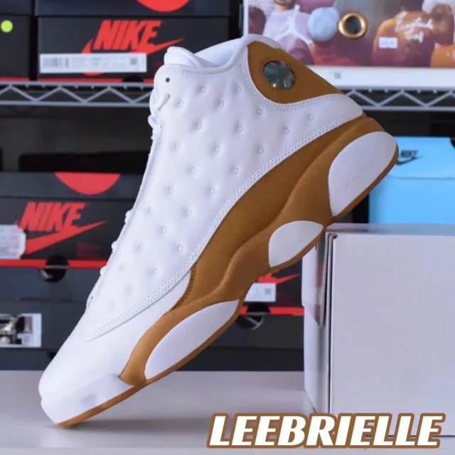 Ni - ke Ni - ke Air Jordan 13 Retro Wheat White 414571-171 Men's Size