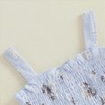 thumbnail image 6 of Baby Girl Summer Short Set Baby Girl Summer Outfit Floral Print Ruffle Smocked Top & Shorts 2-Piece Soft Clothing Set, 6 of 8