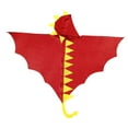 thumbnail image 4 of Disfraz de dinosaurio jinwen para niños de años rojo con Capa de capucha, 4 of 8
