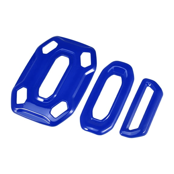 Unique Bargains 1 Set Blue Roof Reading Light Cover Trim Bezel for Jeep Wrangler JL JLU