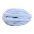 thumbnail image 1 of Hilo grueso y grueso, hilo jumbo, hilo lavable para tejer a ganchillo, hilo para tejer a brazo azul claro, 1 of 9
