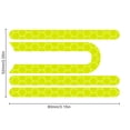 thumbnail image 4 of Soidarity Paquete de 44 tiras reflectantes en forma de U, calcomanía autoadhesiva para bicicleta, instalación práctica, pegatinas de seguridad para la Patinetes eléctricos Amarillo Soidarity OD000564-03, 4 of 6