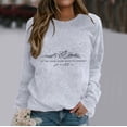 thumbnail image 1 of Mode Femme Mignon Décontracté Imprimé Col Rond Sans Capuche Veste à Manches Longues avec Capuche Chandail en Molleton Jogging Femmes Filles Vestes d'Échauffement Softball Jogging Survêtements Femmes Capuche Courte Grande Taille, 1 of 3