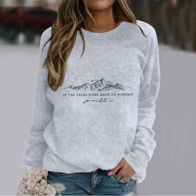 Mode Femme Mignon Décontracté Imprimé Col Rond Sans Capuche Veste à Manches Longues avec Capuche Chandail en Molleton Jogging Femmes Filles Vestes d'Échauffement Softball Jogging Survêtements Femmes Capuche Courte Grande Taille