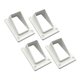 thumbnail image 3 of Kit de soporte para barandilla de escalera de PVC de 2" x 3 1/2", soporte para cerca, fácil de instalar y reemplazar. 4 piezas, 3 of 9