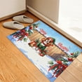 thumbnail image 3 of Merry Christmas Woofmas Xmas Noel Cavalier King Charles Spaniel Elf Candy Cane Snow Doormat Dog Lover Gifts Indoor Outdoor Welcome Mat - 13017, 3 of 5