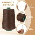 thumbnail image 3 of Uxcell Corde Macramé Polyester, Corde de Crochet en Polypropylène pour Sac, Fil Brun Foncé, 3 of 7