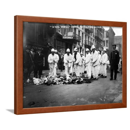 1911 Auto Frame - Street Sweepers, 1911 Framed Print Wall Art