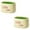 F, variant on SLYNSHome Plastic Flower Pot,Green Flocking Plant Pot Fake Moss Planter