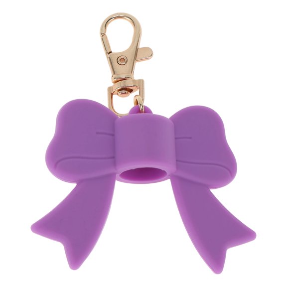 Unique Bargains 1 Pc Portable Bow Lipstick Holder Case S Purple
