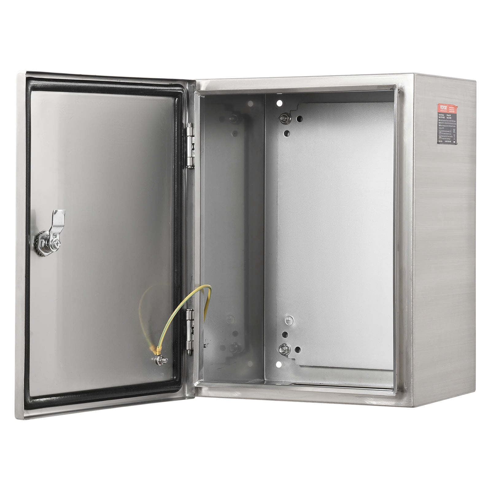 KFFKFF Electrical Enclosure 20" x 16" x 8" IP66 Wall Stainless Steel Mount Box