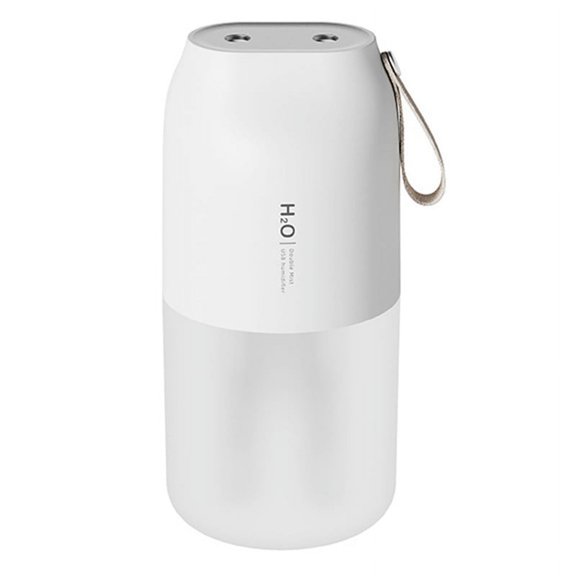 Wireless Air Humidifier Diffuser Rechargeable Double Nozzle Essential Oil Mist Maker Humidifier,White