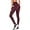 Bordeaux Purple, variant on High Waist Yoga Pants with Pockets, Leggings for Women Tummy Control, Workout Leggings for Women 4 Way Stretch