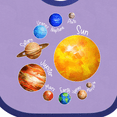 thumbnail image 4 of Inktastic Sun and Planets- Yes, and Pluto Boys or Girls Baby Bib, 4 of 4