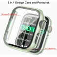 thumbnail image 3 of 16 Pack Hard PC Case for Apple Watch 38mm Series 3 2 with Tempered Glass Screen Protector, Ultra-Thin Scratch Resistant Bumper Protective Cover for iWatch Accessories, 3 of 5