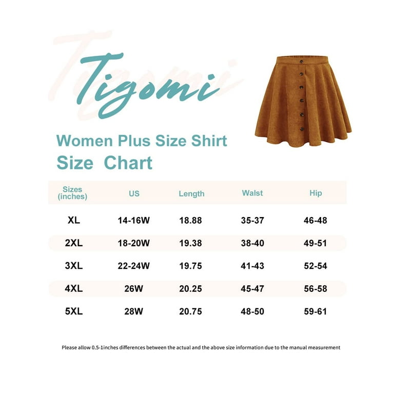 TIYOMI Plus Size Skirts Brown Stretchy Buttons Hidden Zipper TIYOMI Plus Size Skirts Brown Stretchy Buttons Hidden Zipper