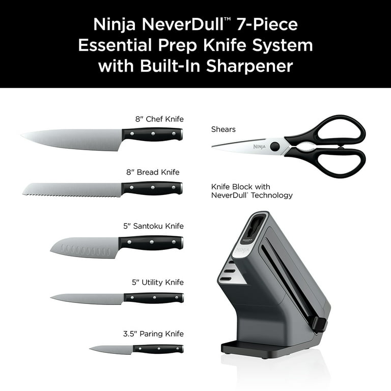Ninja® NeverDull™ 7-Piece Prep Knife System, Essential, Stainless