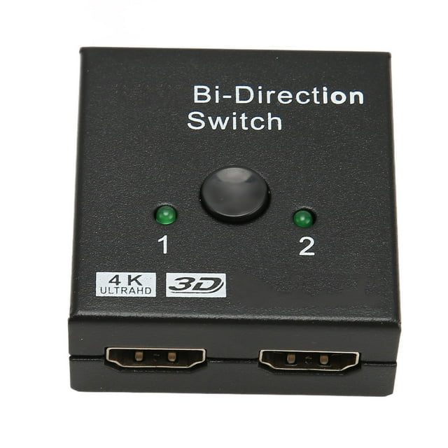 DEWIN Interface Multimédia HD Bi Direction Switch 1 en 2 Sortie 2 en 1 Sortie Interface Multimédia HD Séparateur pour Xbox pour PS5 4 3
