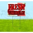thumbnail image 1 of Fresh Watermelon (18" x 24") Yard Sign, Includes Metal Step Stake, 1 of 6