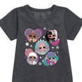 thumbnail image 2 of LOL OMG - Winter Dolls - Snow Princesses Circles - Toddler & Youth Girls Fleece Dress, 2 of 4