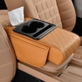 thumbnail image 1 of Coussin d'Accoudoir de Console Auto avec Support à 2 Tasses Coussin de Dossier de Console U9z5, 1 of 1