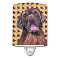 thumbnail image 1 of Carolines Treasures SC9224CNL Labrador Chocolate Fall Leaves Portrait Ceramic Night Light, 1 of 2