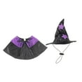 thumbnail image 4 of Capa Sombrero perfecl Disfraz de Halloween para Mascotas Cosplay Cachorro Gatitos, 4 of 7