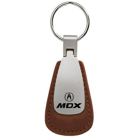Au-Tomotive Gold KCTL.MDX.BRN MDX Brown Leather Teardrop Key Fob