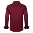 thumbnail image 3 of Stretch Mens Slim Fit Dress Shirts Formal Long Sleeve Button Down Shirts, 3 of 5