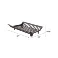 thumbnail image 3 of Modern Ember Essen 27" Cast Iron Fireplace Log Grate – Heavy-Duty Wood-Burning Fire Pit & Wood Stove Log Rack, 3 of 4