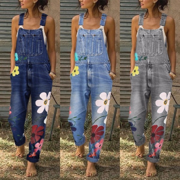 women's denim rompers and jumpsuits