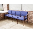 thumbnail image 5 of Pemberly Row Waiting Reception 4 Seat Tandem Seating No Center Arms in Blue, 5 of 5