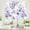 A7 - Purple, variant on Boho Floral Kitchen Curtains - 40 Inch Length for Small Window Treatments, Blue Rod Pocket Top Tier Curtains for Bathroom, Closet Door Coverings, 2 Panels Set, 28x40