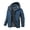 Blue, variant on Men's Ski Jacket Warm Winter Snow Waterproof Coat Mountain Windbreaker Hooded Raincoat Black xl
