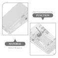 thumbnail image 3 of KAKOWELY 50Ud Clips Transparentes Con Resorte Adhesivo Para Exhibiciones Y Oficinas, 3 of 8