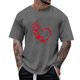thumbnail image 1 of Tops para hombre, blusas y camisas de manga corta con cuello redondo para hombre, camisetas casuales con estampado de moda para hombre, blusa de manga corta, blusa de poliéster para hombre., 1 of 4