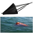 thumbnail image 4 of Naiovety Kayak inflable de 18 pulgadas, accesorio a la deriva, canoa portátil, remo, deportes acuáticos, pesca, cuerda de remolque para barcos y yates Deportes acuáticos Azul Naiovety OD021023-02, 4 of 6