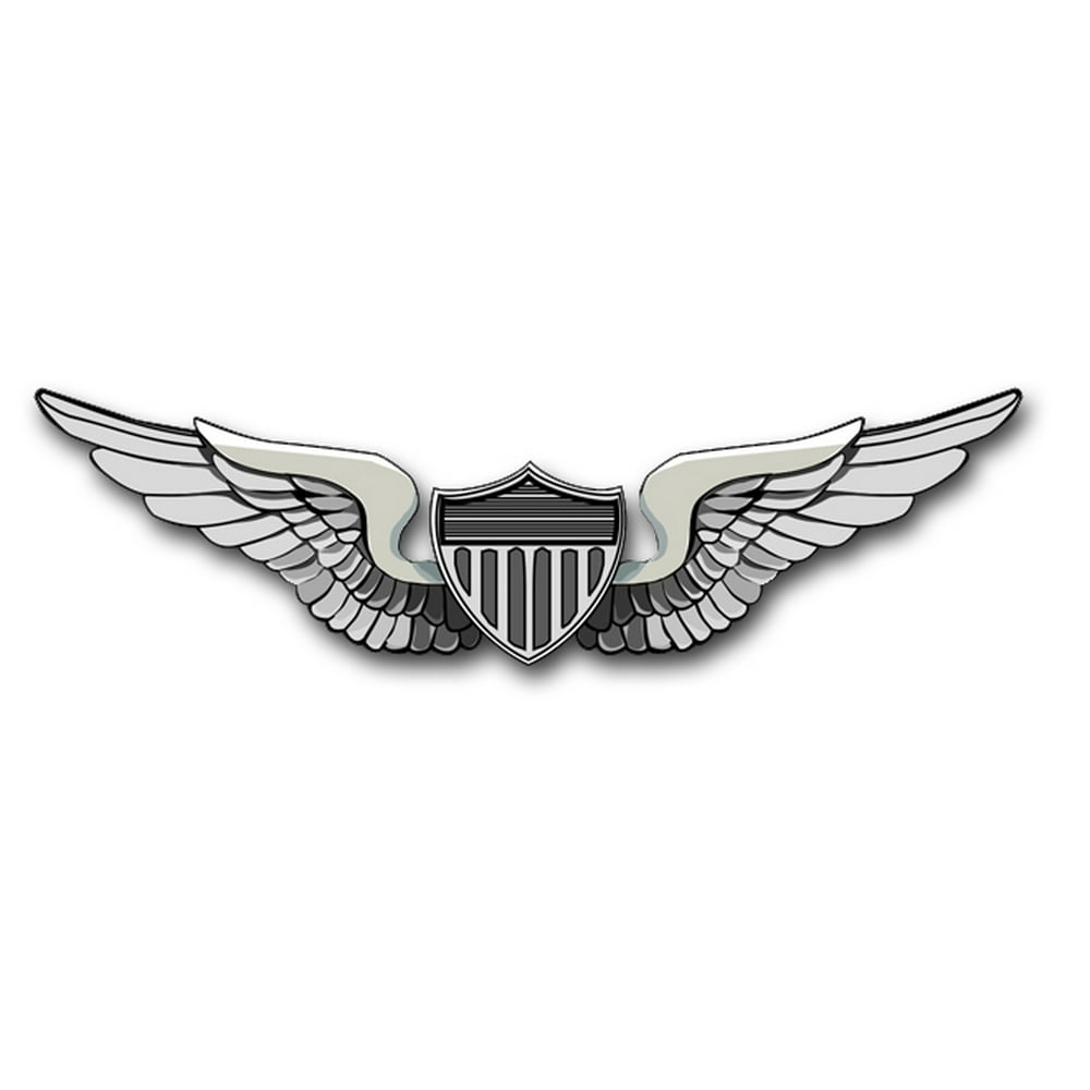 11.75 Inch Army Aviator Wing Vinyl Sticker