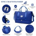 thumbnail image 5 of Gynky Travel Duffle Bag Weekender Bags for Women with Shoe Compartment Carry on Overnight Bag Gym Duffel Bag with Wet Pocket Hospital Bags for Labor and Delivery, 5 of 8
