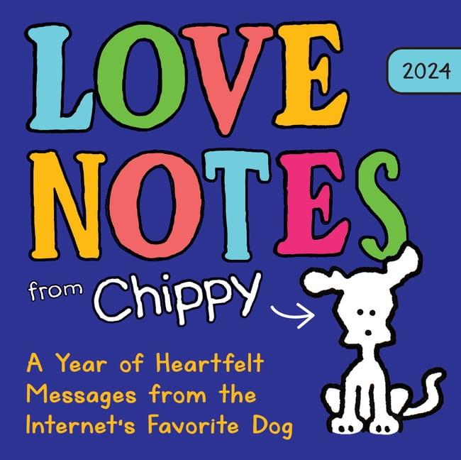 2024 Love Notes from Chippy the Dog Boxed Calendar A Year of