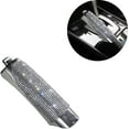 thumbnail image 1 of 3 PICS Bling Bling Crystal Rhinestones Universal Auto Car Handbrake Cover Handle Cover Luster Diamond Car Decor Accessories (Silver), 1 of 7