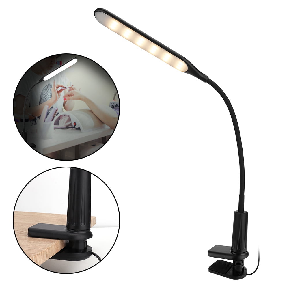 Sonew LED USB EyeCaring Nail Art Desk Table Lamp ClipOn Lamp for
