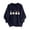 Navy, variant on Certgust Women's Sweatshirts Under $10 Womens Pullover Funny B Print Long Sleeved O Neck Fashion Warm Autumn Winter Sweatshirt Tops
