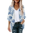thumbnail image 2 of Black and Friday/Cyber .Monday Deals Hueook Cardigans for Women Plus Size New Buttoned Long Sleeve Blouse Casual Tops Printed Shirt Blouse Top, 2 of 4